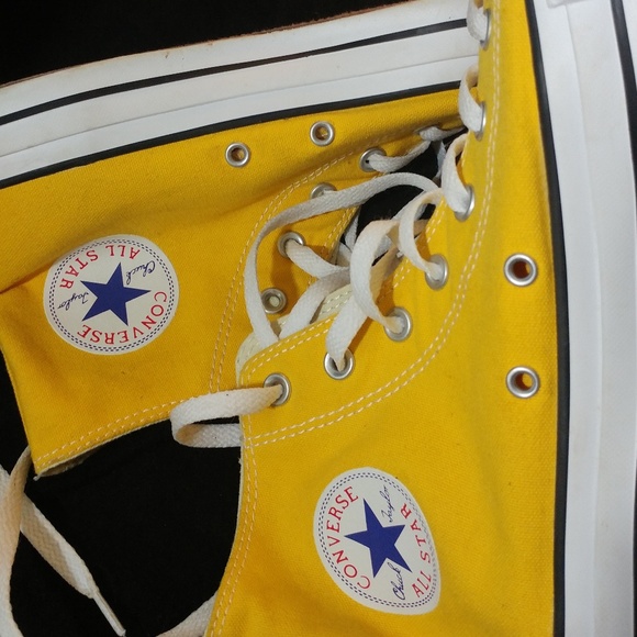 Converse Other - Converse All Star Size 12 Yellow High Top.